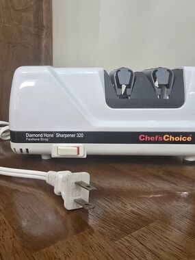 Chefs Choice Model 320 Electric Knife Sharpener 2 Stage Tested And Works